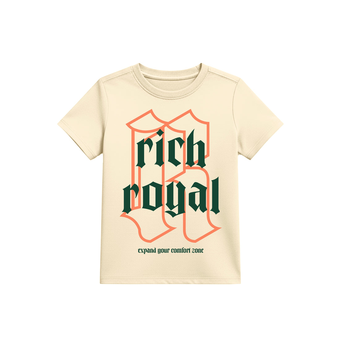 KIDS: Medieval Tee (CREAM/PEACH/PINE)