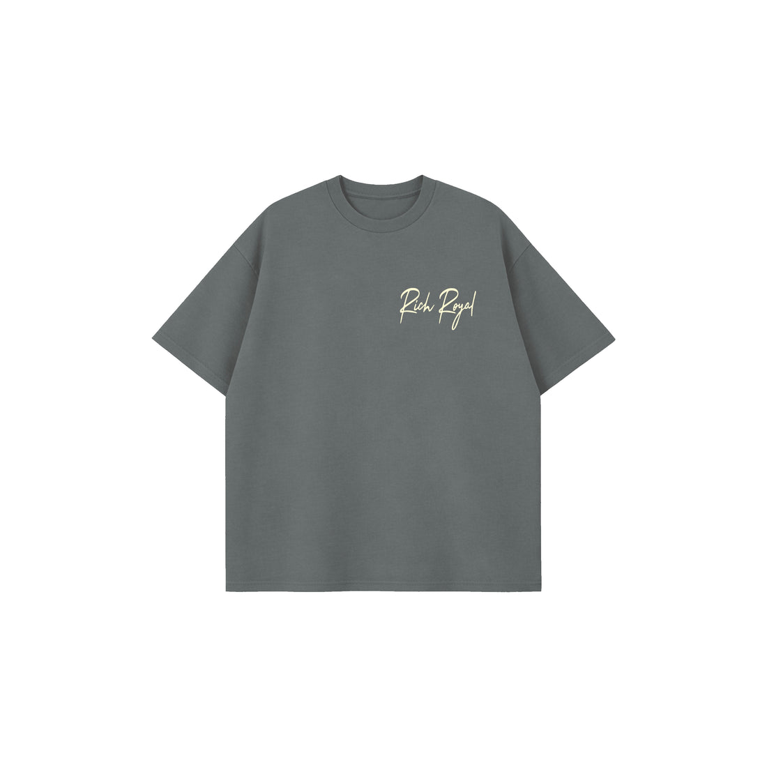 Classic Chest Tee (FADED-BLACK/PUFF-BEIGE)