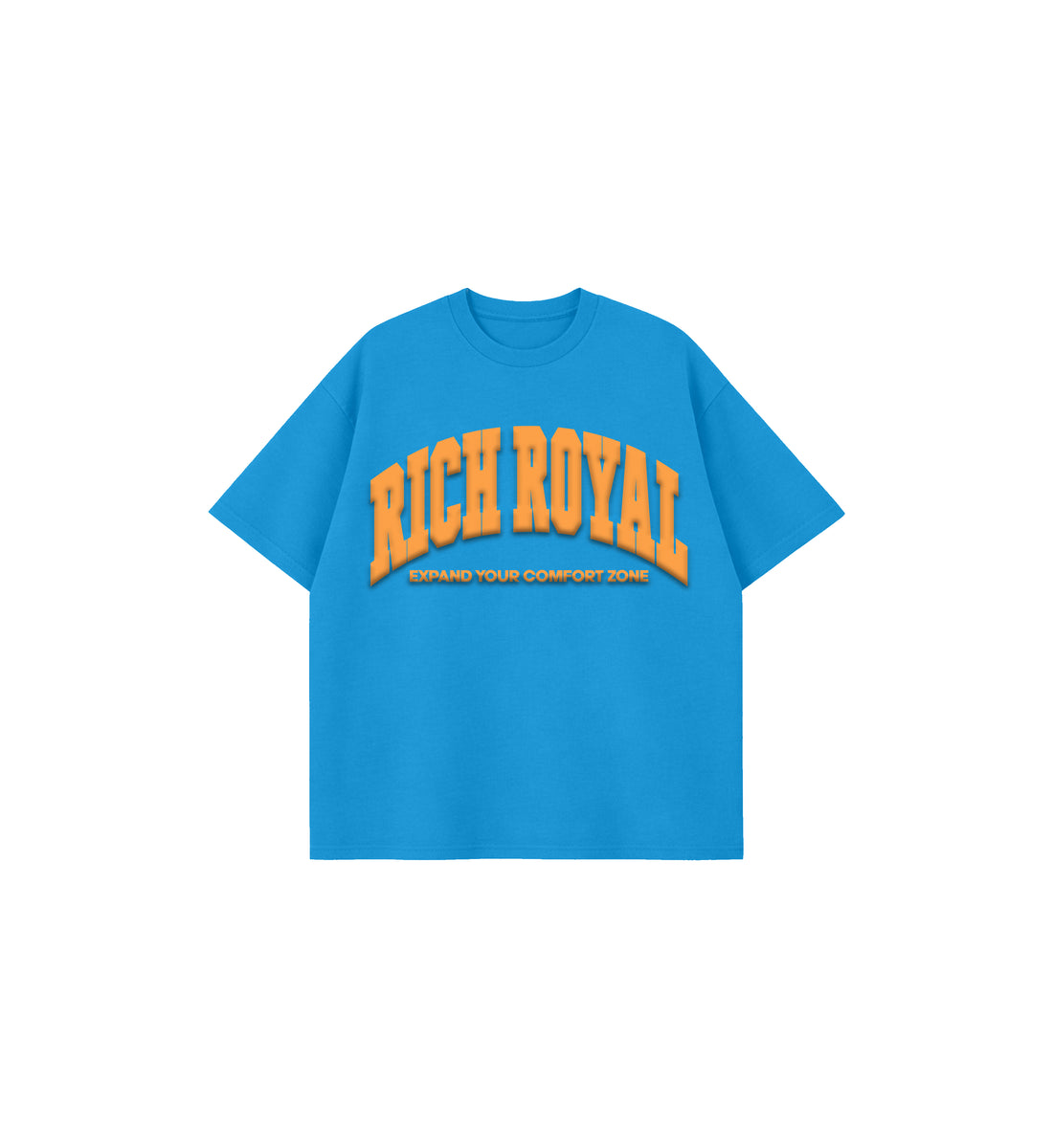 Varsity Slogan Tee (SAPPHIRE/ORANGE)