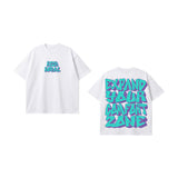 KIDS: Graffiti Tee (WHITE/PURPLE/TEAL)