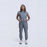 WOMEN: Scrub Jumpsuit (GREY)