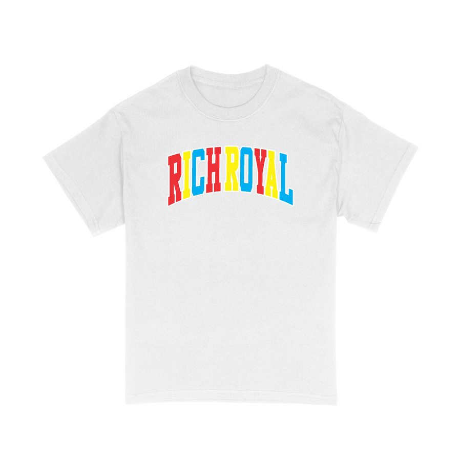 Varsity 2.0 Tee (WHITE/MULTICOLOR)