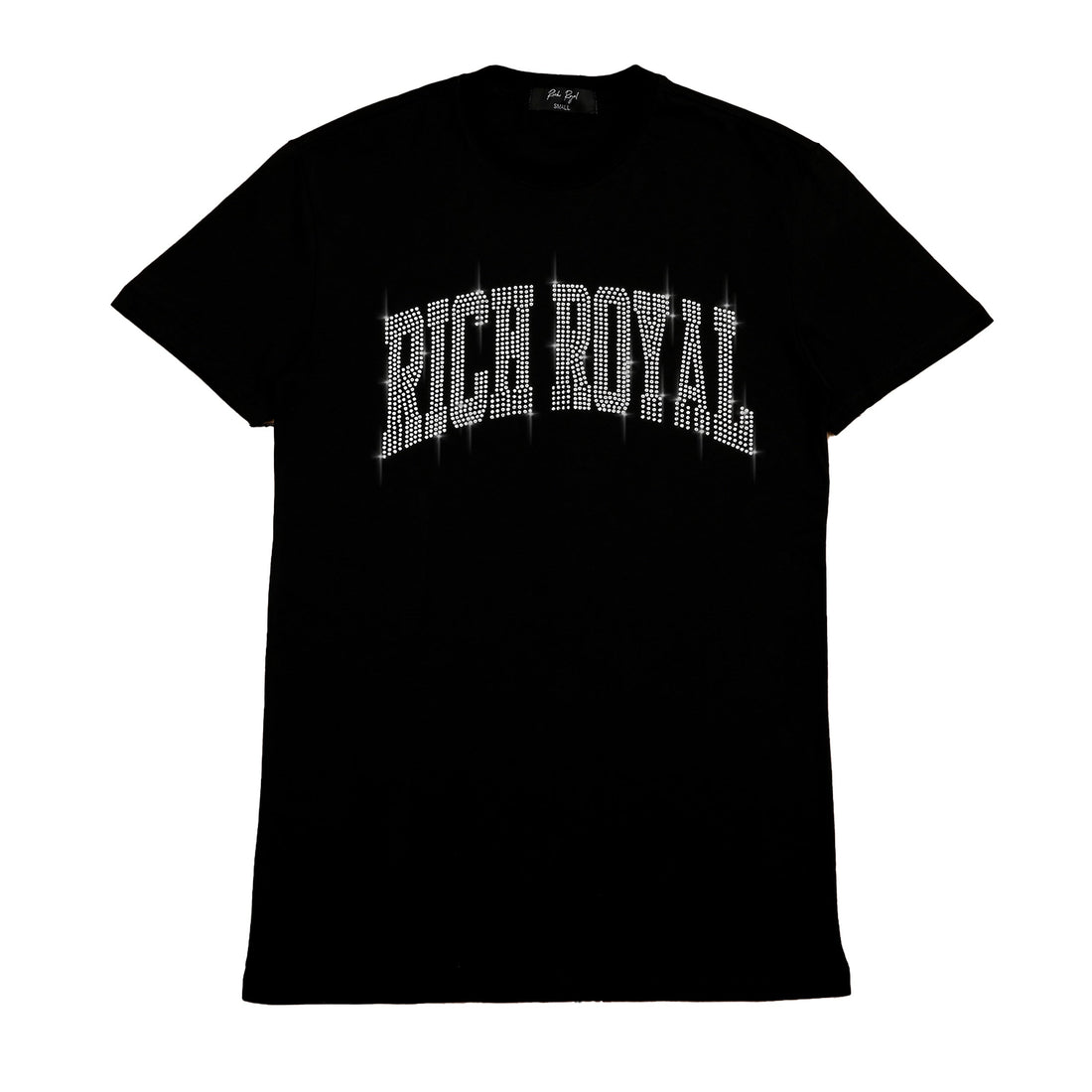 Varsity Rhinestone Tee (BLACK)
