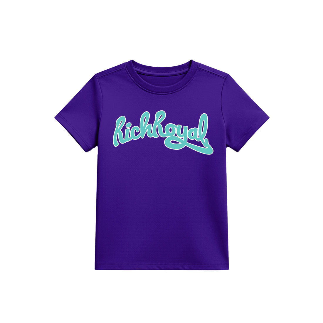 KIDS: Groovy Tee (PURPLE/TEAL/WHITE)