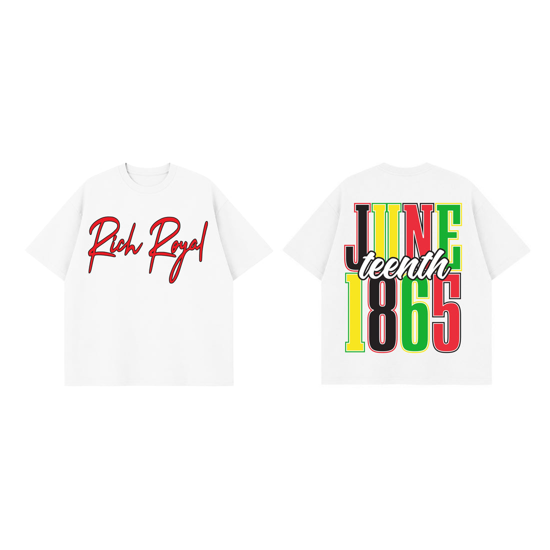 Juneteenth Tee (WHITE/MULTICOLOR)