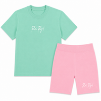 TODDLER: Biker Short Set (CHILL/PINK)
