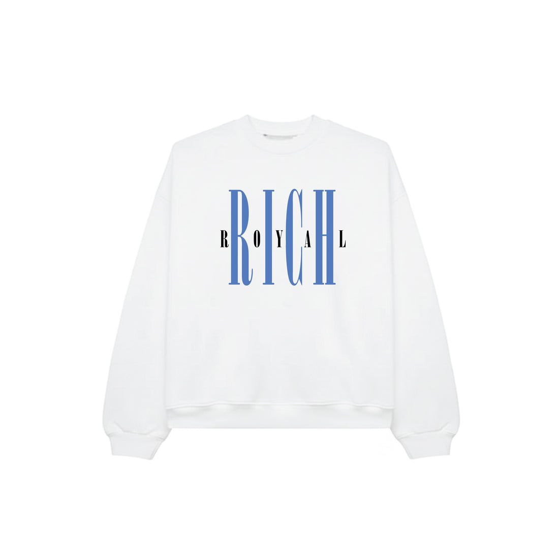 Nirvana Crewneck (WHITE/ROYAL/BLACK)