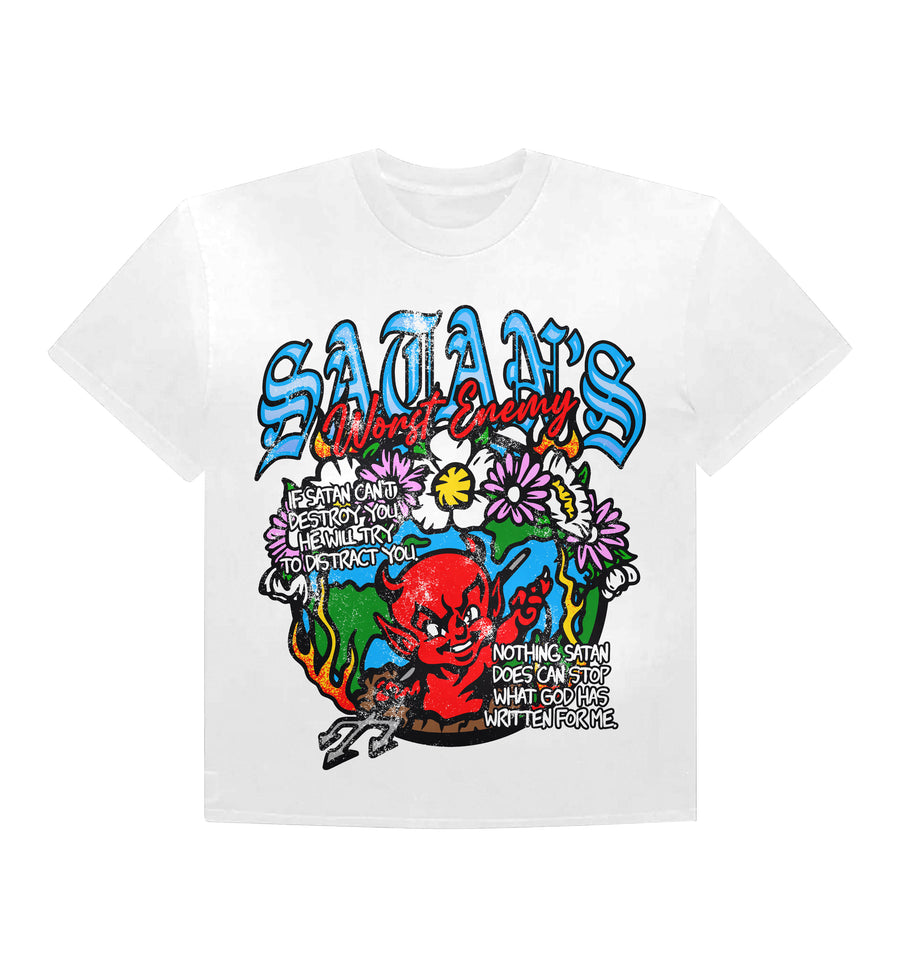 OVERSIZED: Roses SWE Tee (WHITE)
