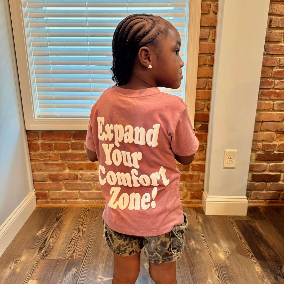 KIDS: Cooper Tee (MAUVE/WHITE-PUFF)