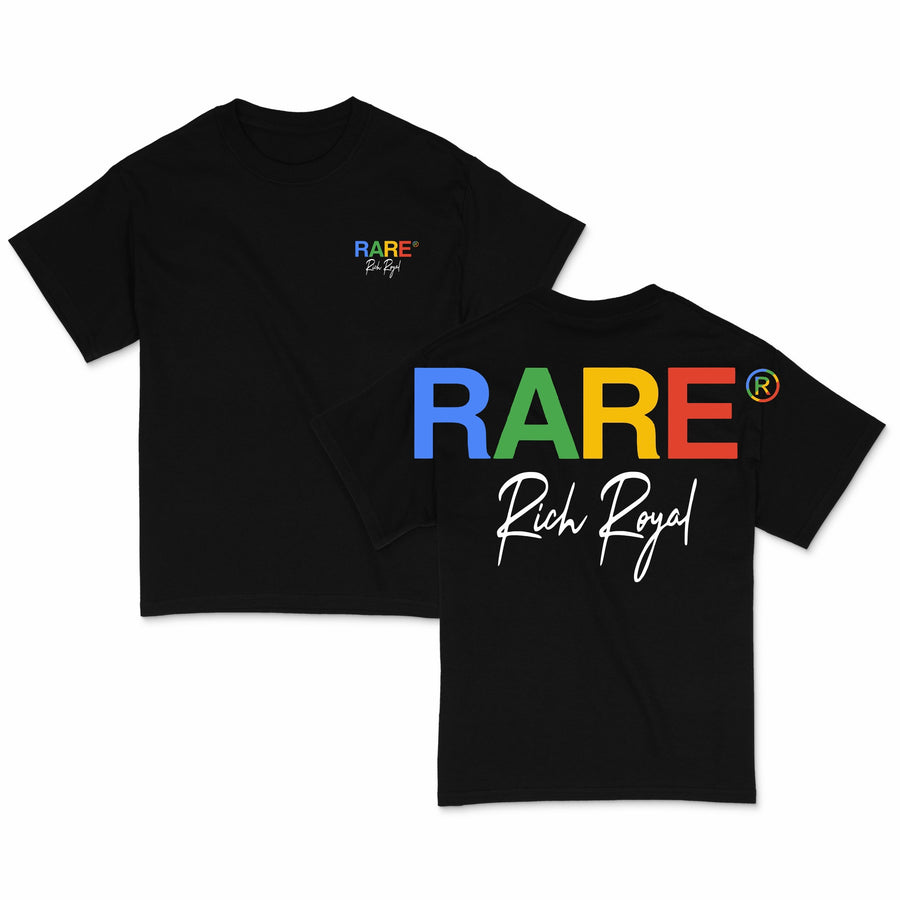 RR x RARE Collab Tee (BLACK/MULTICOLOR)