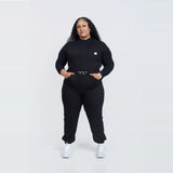 WOMEN: Scrub Jumpsuit (BLACK)
