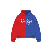 Split Hoodie (RED/ROYAL)