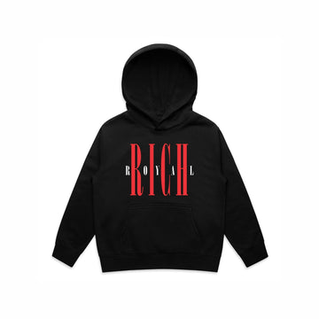 KIDS: Nirvana Hoodie (BLACK/RED)