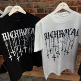 OVERSIZED: Rosary Rhinestone Tee (BLACK)