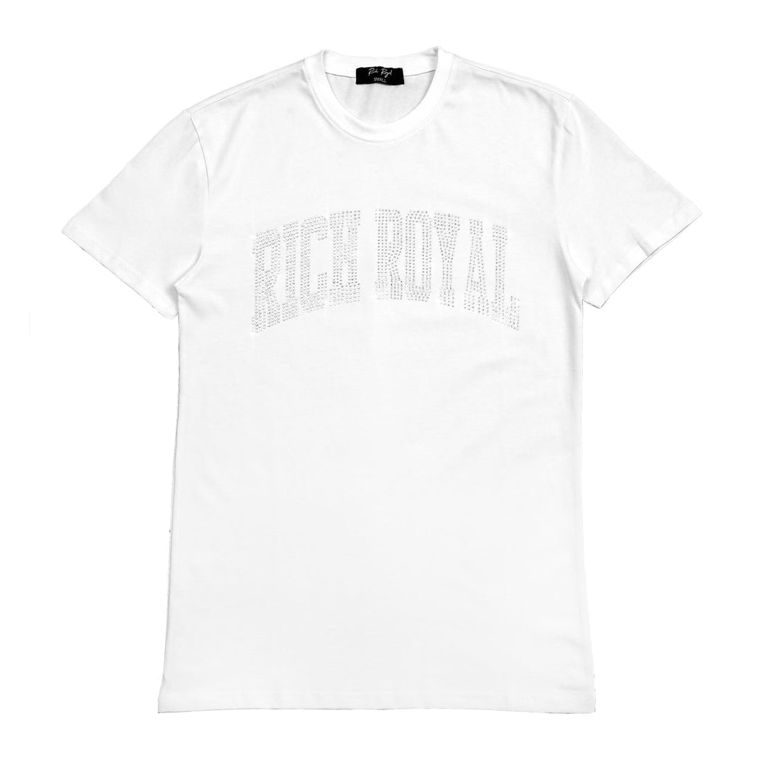 Varsity Rhinestone Tee (WHITE)