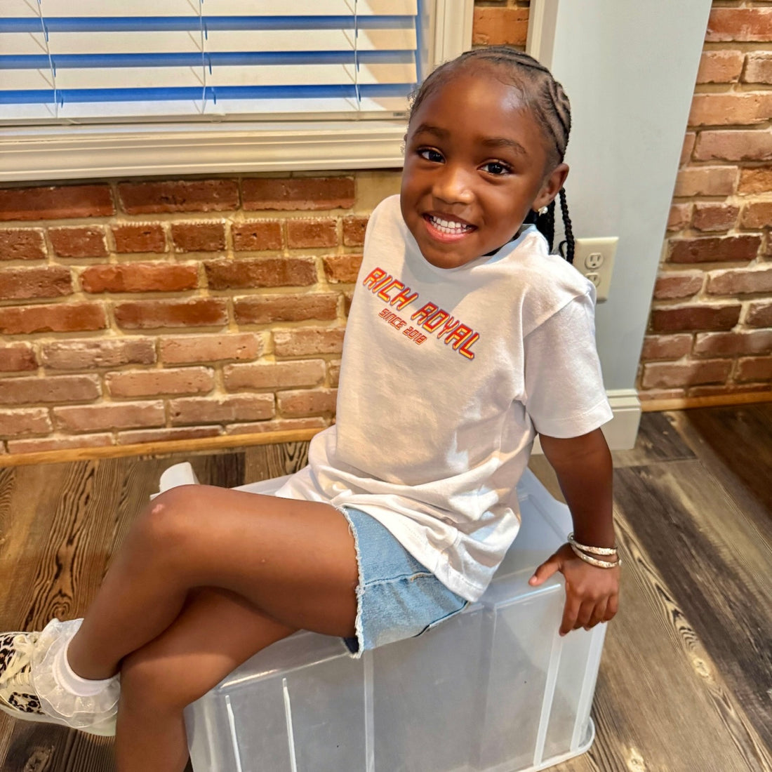 KIDS: Prism Tee (WHITE/RED/YELLOW/BLUE)