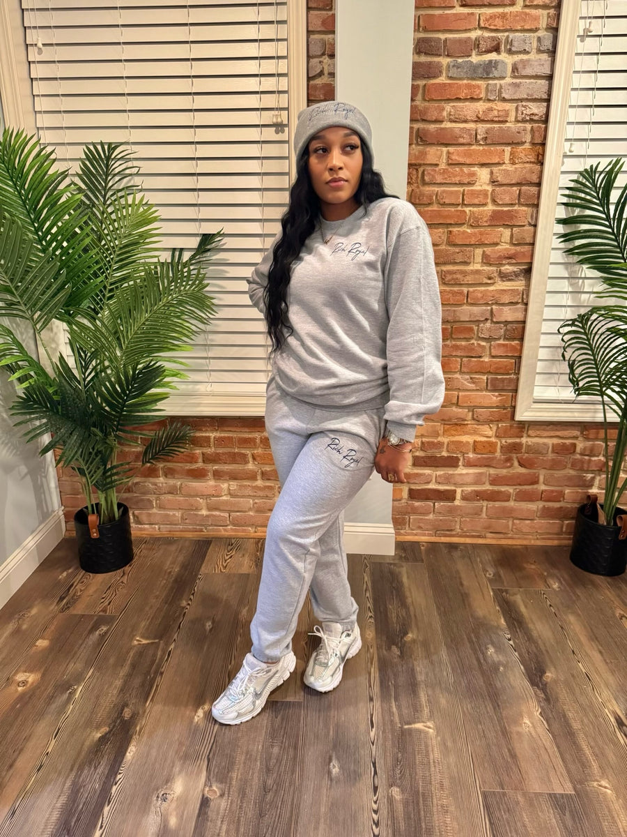 Classic Sweatsuit (GREY/NAVY)