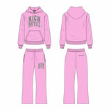 Rhinestone Flare Set (PINK ICE)