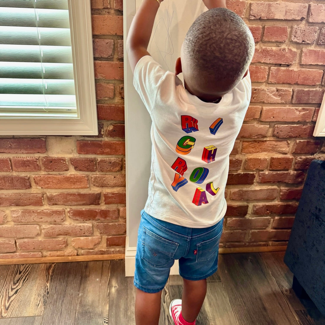 KIDS: Rubik’s Tee (WHITE/MULTICOLOR)