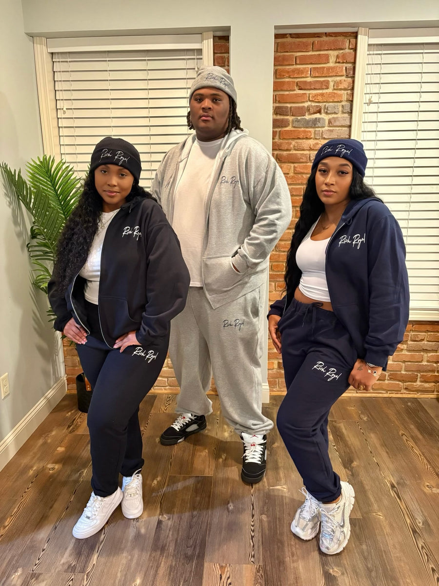 Classic Full-Zip Set (BLACK/WHITE)