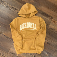 Varsity Slogan Hoodie (WHEAT/CREAM)