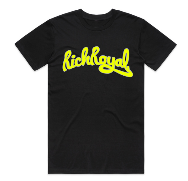 KIDS: Groovy Tee (BLACK/NEON)