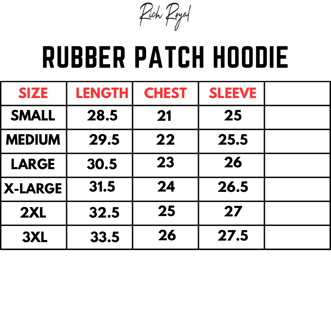 Premium “Rubber-Patch” Hoodie (BLACK)