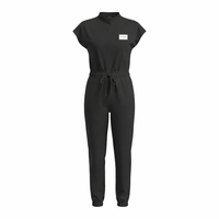 WOMEN: Scrub Jumpsuit (BLACK)