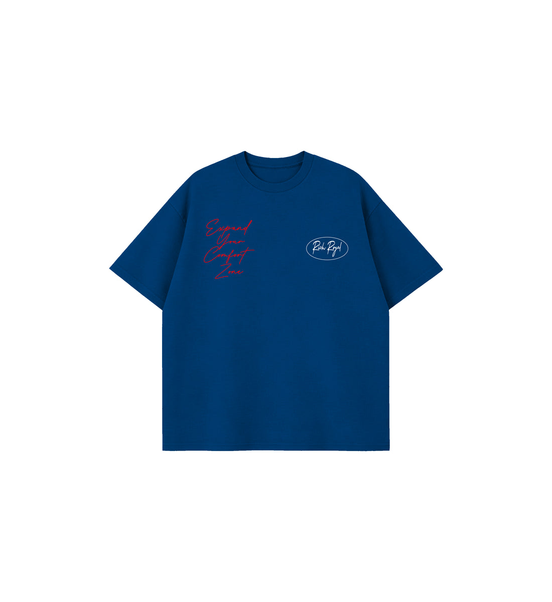Script Oval Tee (NAVY/RED/WHITE)