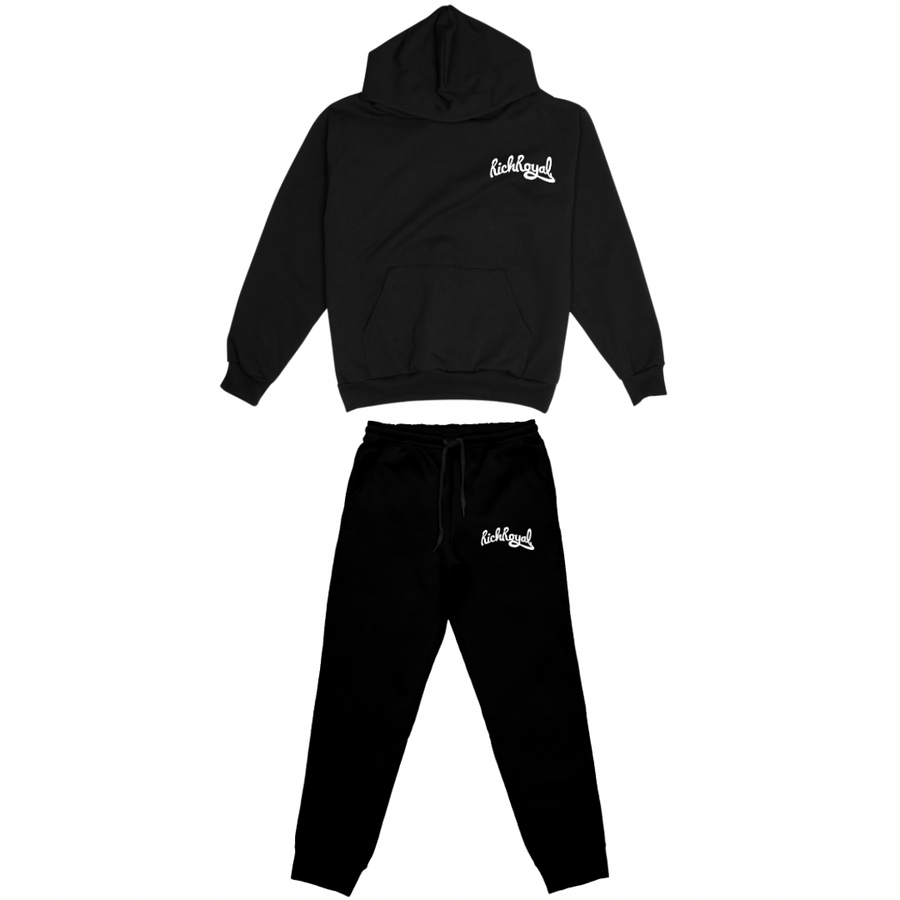 Groovy v2 Jogger Set (BLACK/WHITE)