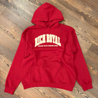 Varsity Slogan Hoodie (WINE/CREAM)