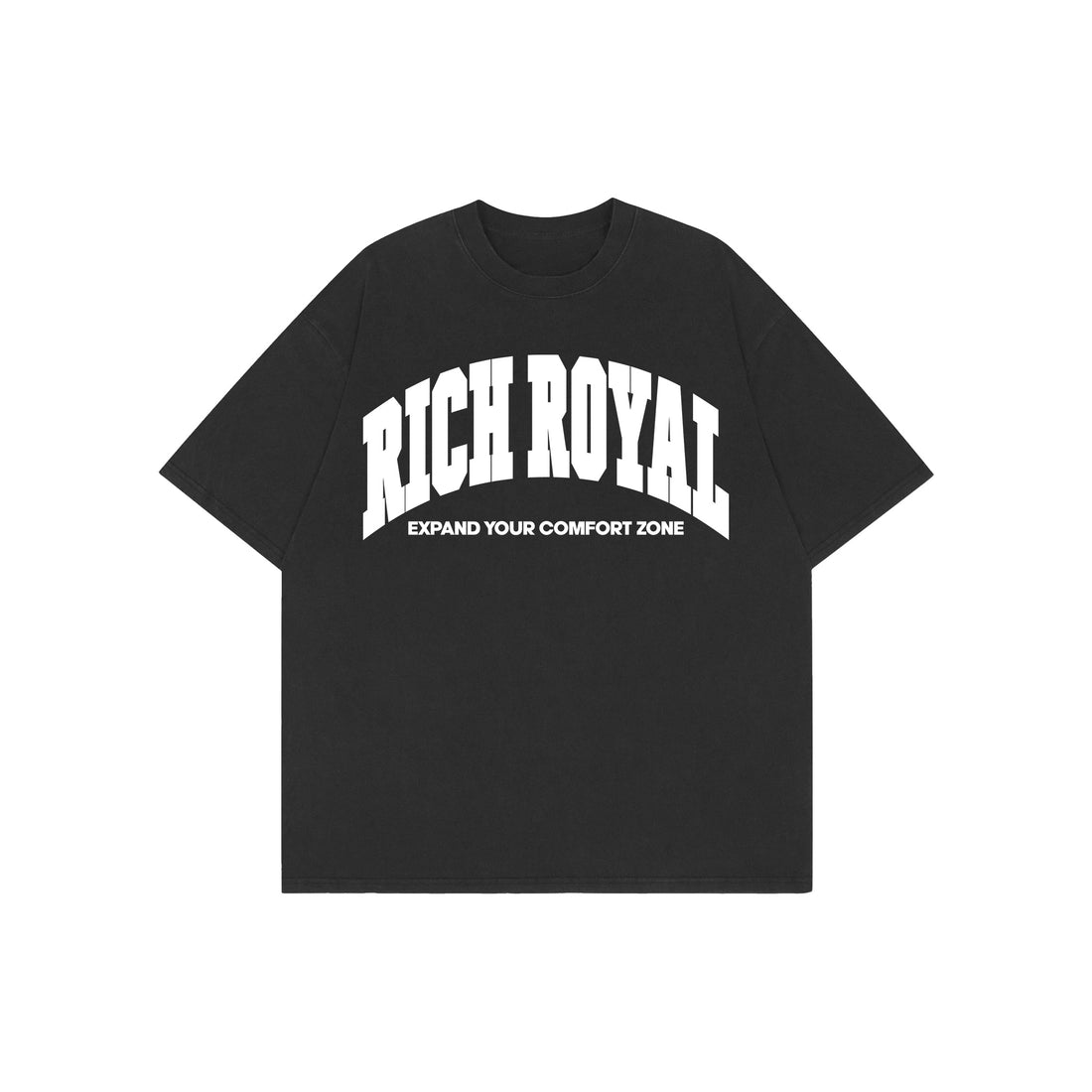 Varsity Slogan Tee (BLACK)