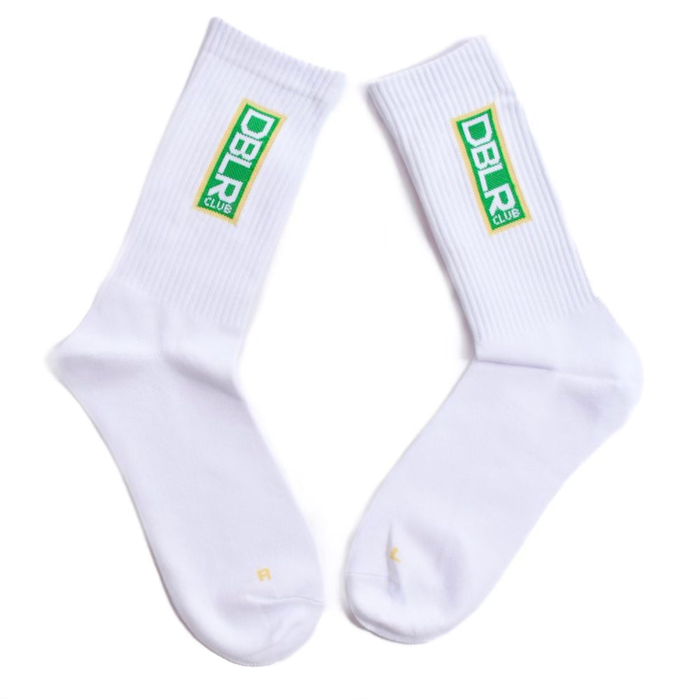 Double R Club "Socks" (WHITE/GREEN)