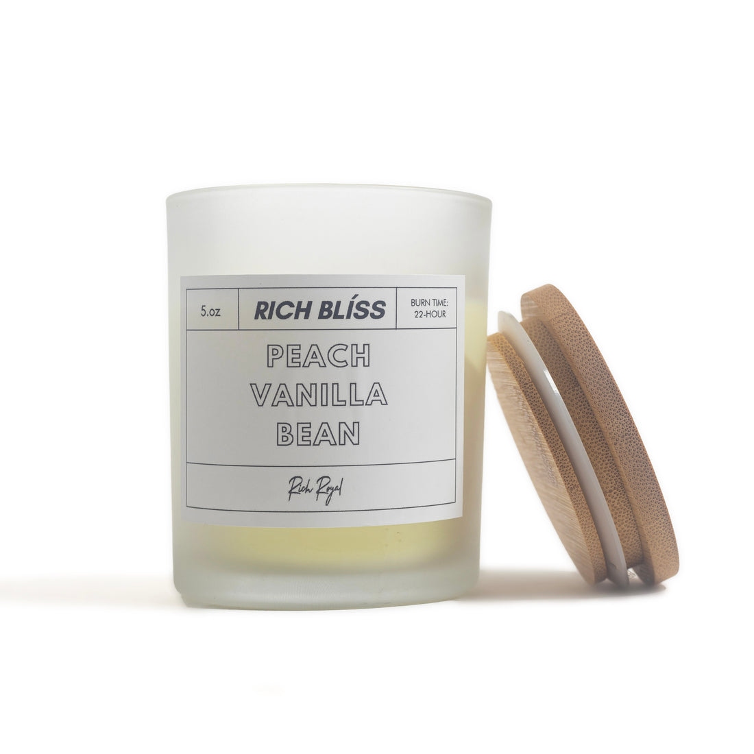 Peach Vanilla Candle (RICH BLISS)