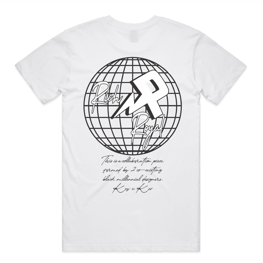 RPM COLLAB “Globe” Tee (WHITE)