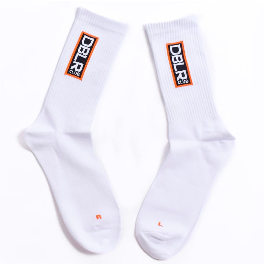 Double R Club "Socks" (WHITE/ORANGE)