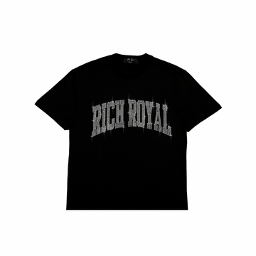 KIDS: Rhinestone Tee (BLACK)