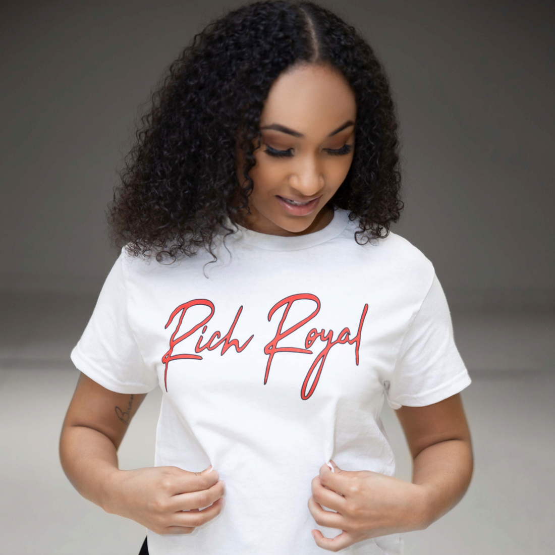 Classic Outline Tee (WHITE/RED/BLACK)