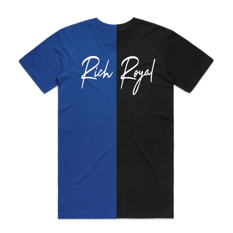 Split Tee (ROYAL/BLACK)