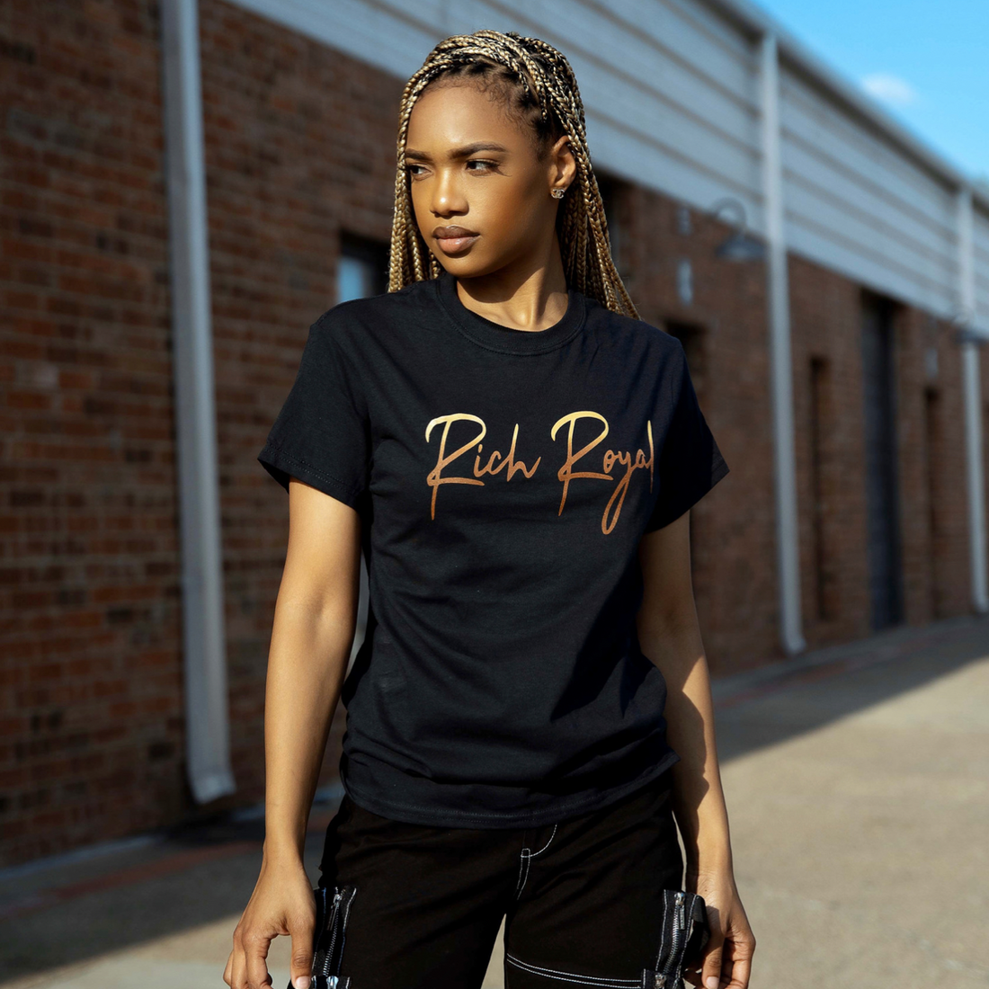 Classic Tee (BLACK/OMBRE)