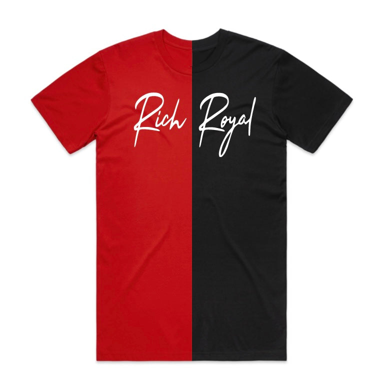 Split Tee (RED/BLACK)